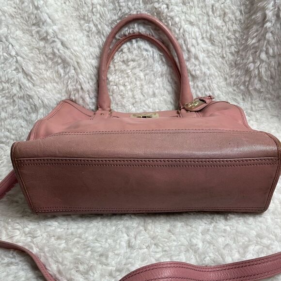 Cole Haan leather pink medium Satchel/shoulder bag with gold tone hardwa… - Picture 6 of 13